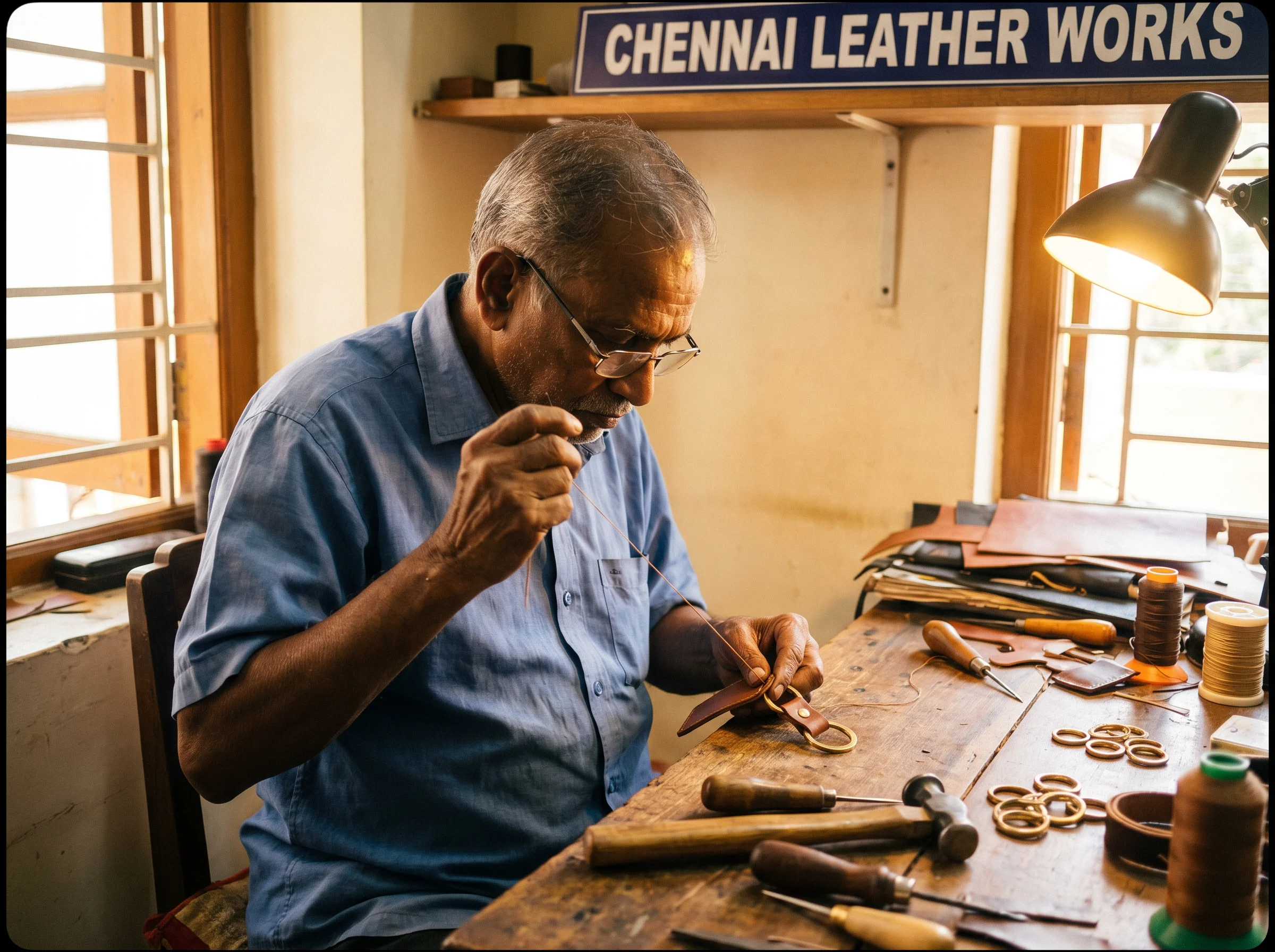 AnNASAAVI Craftsman at Work in Chennai